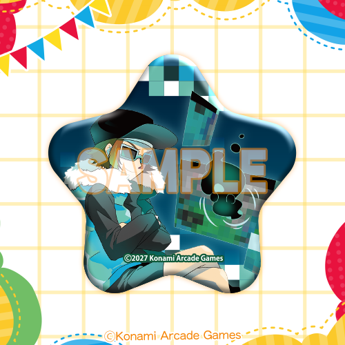 星型缶バッジ【A】