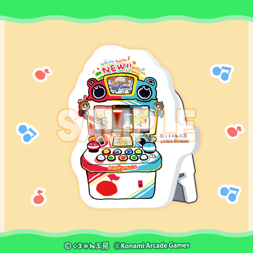 アクリルクリップ【新筐体「pop'n music ピカピカポップ君モデル」】
