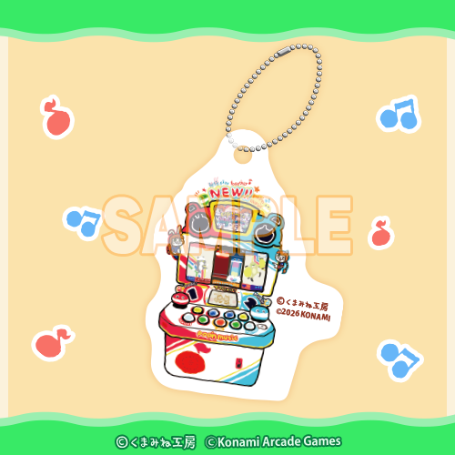 アクリルキーホルダー【新筐体「pop'n music ピカピカポップ君モデル」】