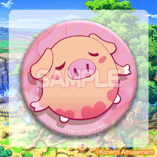 D-6 アニマロッタ 「ブタ」缶バッジ F