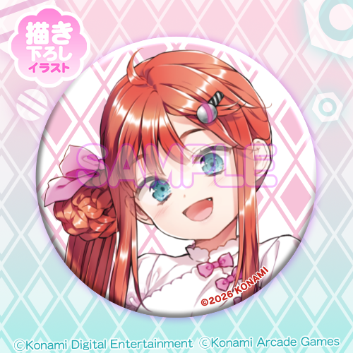 キラキラ缶バッジA
