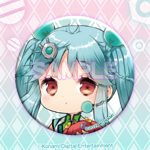 キラキラ缶バッジO