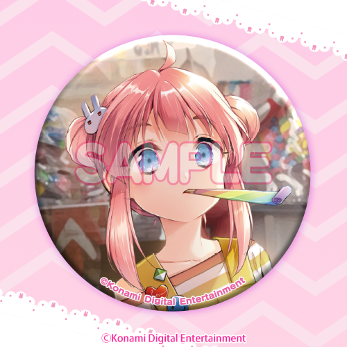キラキラ缶バッジK