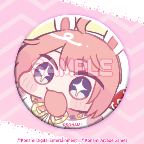 キラキラ缶バッジL