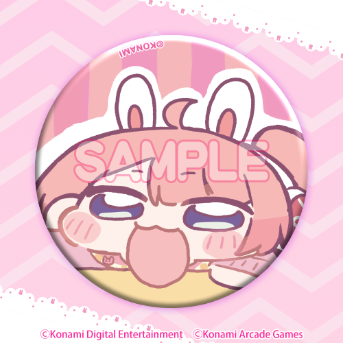 キラキラ缶バッジM