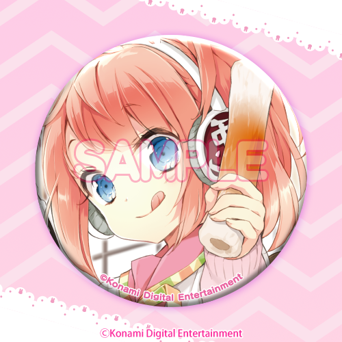 キラキラ缶バッジD