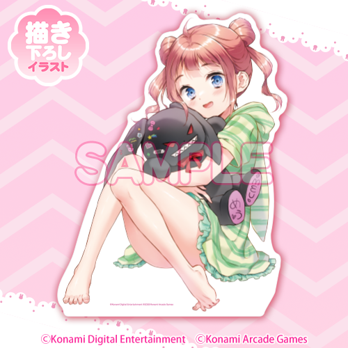 描き下ろし!おすわり等身大パネル
