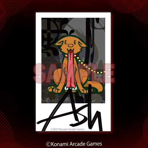 サイン入り!チェキ風カード【アッシュB】