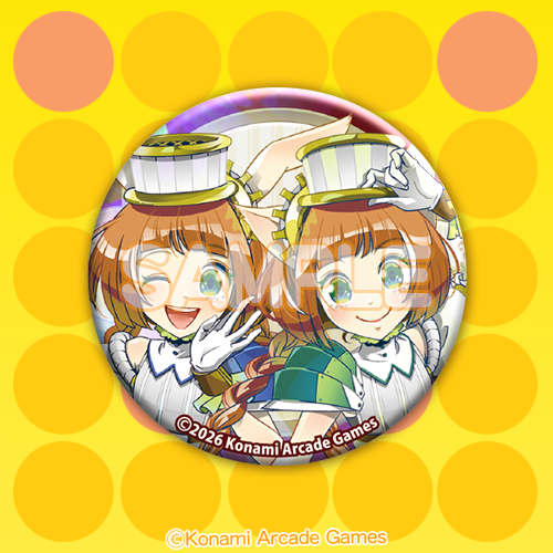 キラキラ缶バッジ(うさぎと猫と少年の夢)